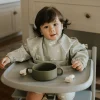 Long Sleeved Bib 2/4t Toast