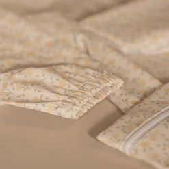 Long Sleeved Bib With Integrated Pocket 6-24m - Flower Yellow