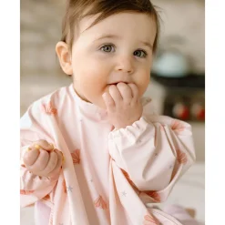 Long Sleeves Waterproof Bib - Seashells