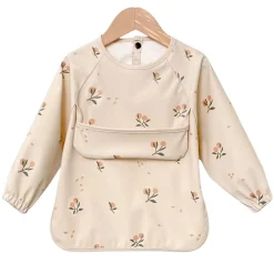 Long-Sleeved Bib - Clementine