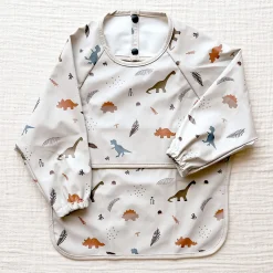 Long-Sleeved Bib - Dinosaur