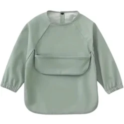 Long-Sleeved Bib - Eucalyptus