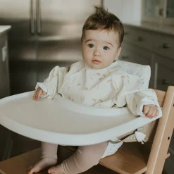 Long-sleeved Bib with integrated pocket 6-24m - Breakfast