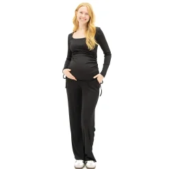 Lounge Maternity Rib Top