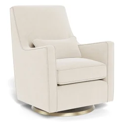 Luca Rocking and Swivel Chair - Dune / Gold