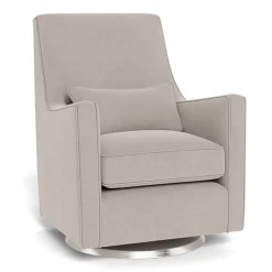 Luca Rocking and Swivel Chair - Sand / Steel