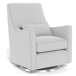 Luca Rocking and Swivel Chair - Ash / Steel