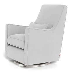 Luca Rocking and Swivel Chair - Ash / Steel