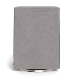 Luca Rocking and Swivel Chair - Pebble Grey / Steel