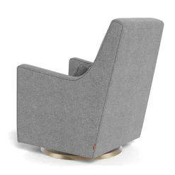 Luca Rocking and Swivel Chair - Pepper Grey / Gold