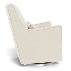 Luca Rocking and Swivel Chair - Dune / Steel