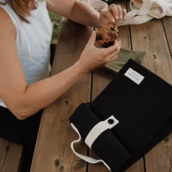 Lunch Bag - Beige/Black