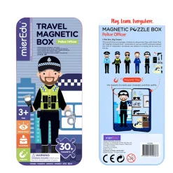 Magnet Puzzle Box Police Officer