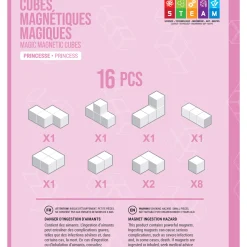 Magnetic Cube Set - Princess