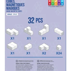 Magnetic Cube Set - Space