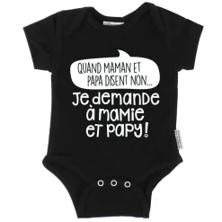 Mamie Papy Bodysuit 3-12m