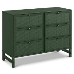 Margot 6 Drawers Dresser - Forest Green
