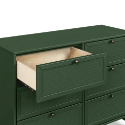 Margot 6 Drawers Dresser - Forest Green