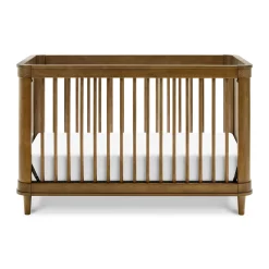 Marin with Cane 3-in-1 Convertible Crib - Walnut