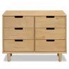 Marley 6-Drawer Double Dresser - Honey