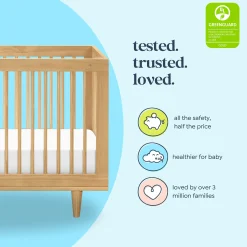 Marley 3-in-1 Convertible Crib - Honey