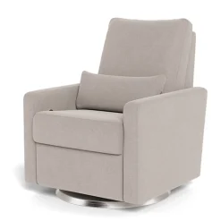 Matera Rocking, Swivel and Reclining Armchair - Sand / Steel