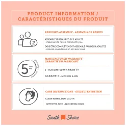 Mates bed Summer Breeze - White Pine