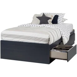Mates Bed with 3 Drawers - Aviron Blueberry
