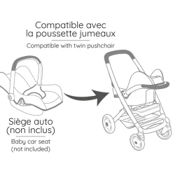 Maxi-cosi Twin Doll Stroller - Beige