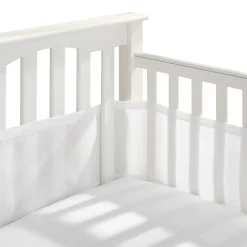 Mesh Crib Liner - White