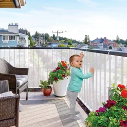 Mesh Rail Guard - White