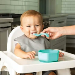 Mess-proof Easy Bib 3-pack - Slate/Gray/Olive