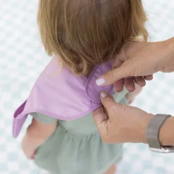 Mess-proof Easy Bib 2-pack - Lilac / Taupe