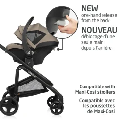 Mico Luxe+ Car Seat - Designer Black