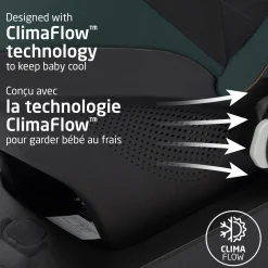 Mico Luxe+ Car Seat - Twillic Green