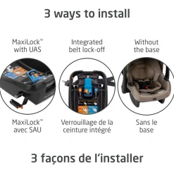 Mico Luxe+ Car Seat - Twillic Truffle