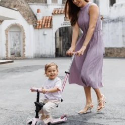 Micro Rock & Go LED Scooter - Dusty Rose