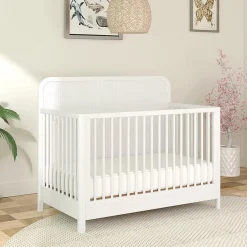 Milano Convertible Crib - White