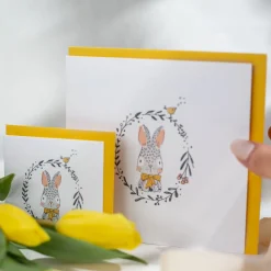 Mini Baby Greeting Card - Bunny