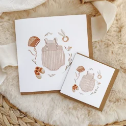 Mini Baby Greeting Card - Layette