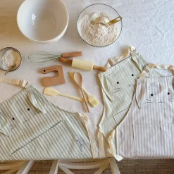 Mini Chef Bunny Apron - Sage