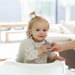 Mini Cup + Straw Training System - Pewter Grey