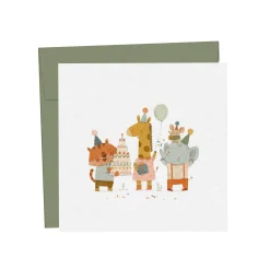 Mini Holiday Greeting Card - Savannah Party