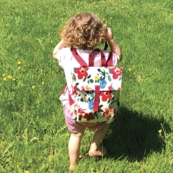 Mini Messenger Backpack Hibisc