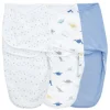 Minky Easy Swaddle Wrap (3) - Dino