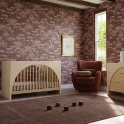 Moab 3-in-1 Convertible Crib - Taupe/Ash