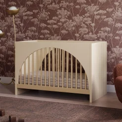 Moab 3-in-1 Convertible Crib - Taupe/Ash