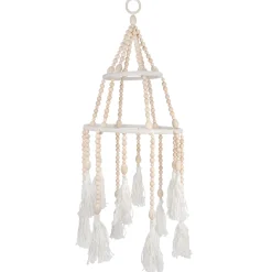 Mobile Beads and Fringes Ivory