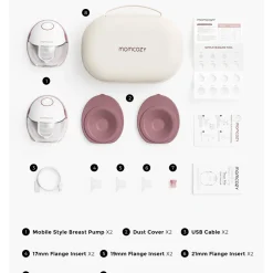 Mobile Style Hands-Free M6 Breast Pump- Double