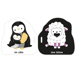 Mon Premier Livre Poussette En Noir et Blanc- Premiers Mots